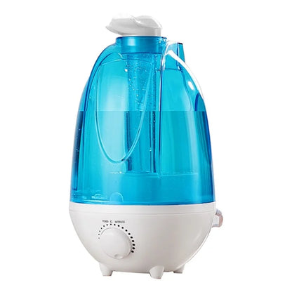 4L Dual Nozzle Home Air Humidifier with LED Light Aromatherapy Diffuser Mist Maker for Bedroom Office