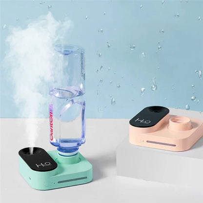 Camera-shaped Wireless Humidifier USB Desktop Portable Mist Maker 30mm Water Bottle Humidifier