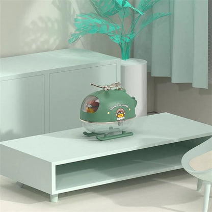 ICARER FAMILY Rechargeable Cute Airplane Humidifier Skin Moisturizing Desktop Mist Diffuser