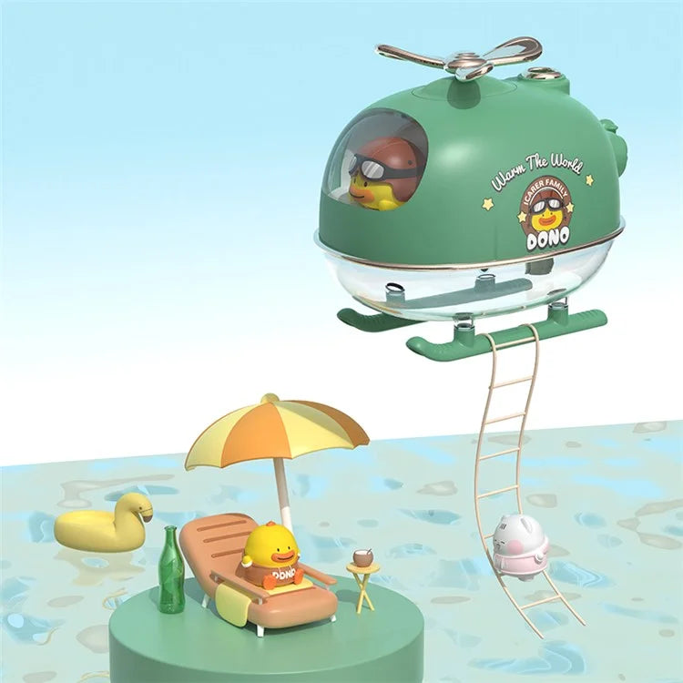ICARER FAMILY Rechargeable Cute Airplane Humidifier Skin Moisturizing Desktop Mist Diffuser
