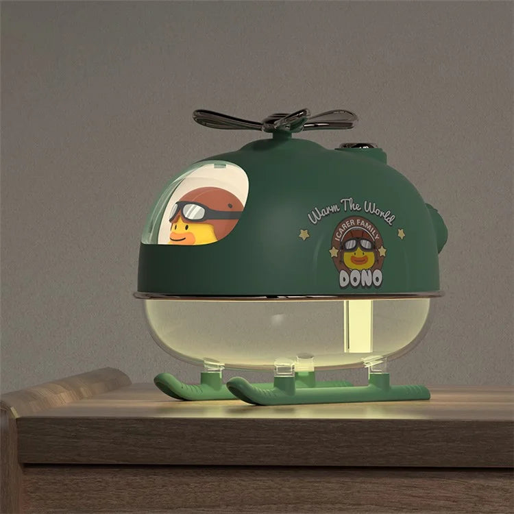 ICARER FAMILY Rechargeable Cute Airplane Humidifier Skin Moisturizing Desktop Mist Diffuser