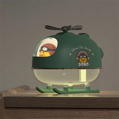 ICARER FAMILY Rechargeable Cute Airplane Humidifier Skin Moisturizing Desktop Mist Diffuser