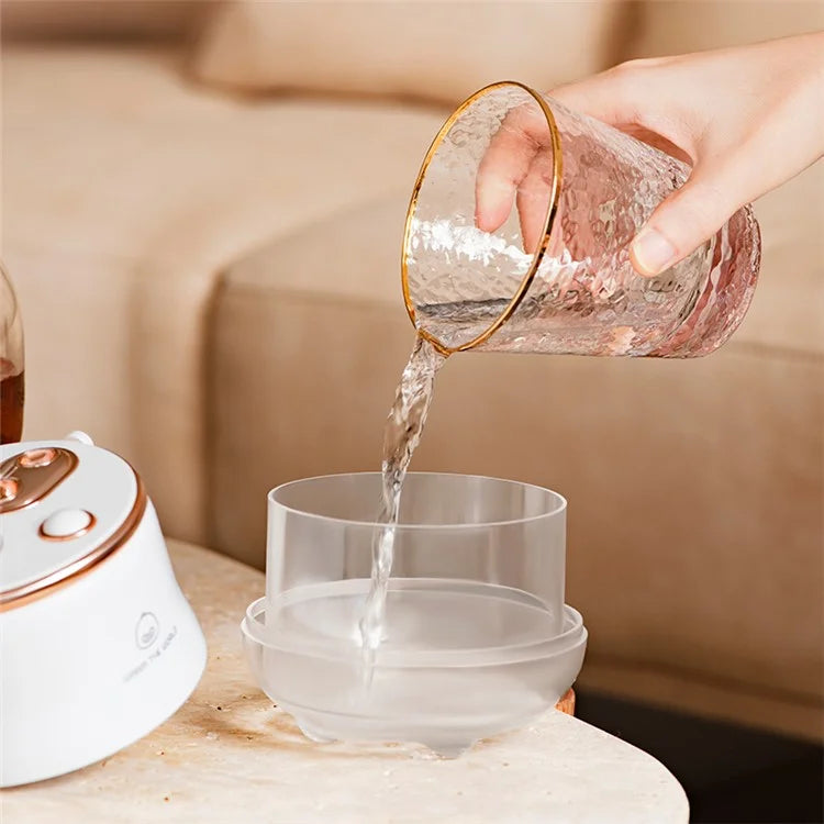 ICARER FAMILY Dual Spray Outlet Portable Humidifier Built-in 1200mAh Battery Desktop Mist Diffuser