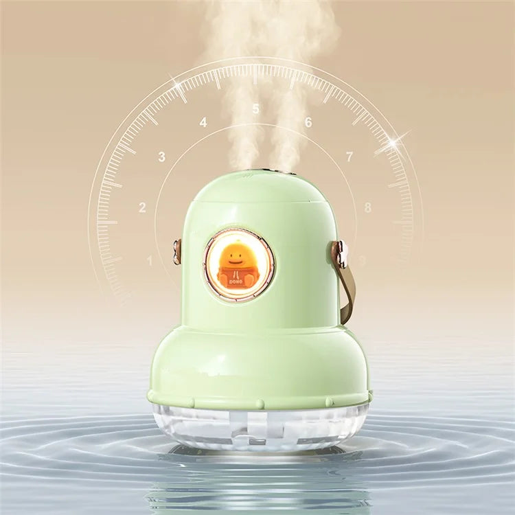 ICARER FAMILY IF-JS01 Cartoon Design Dual Spray Outlet Humidifier Rechargeable Desktop Mist Diffuser
