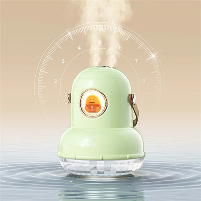 ICARER FAMILY IF-JS01 Cartoon Design Dual Spray Outlet Humidifier Rechargeable Desktop Mist Diffuser