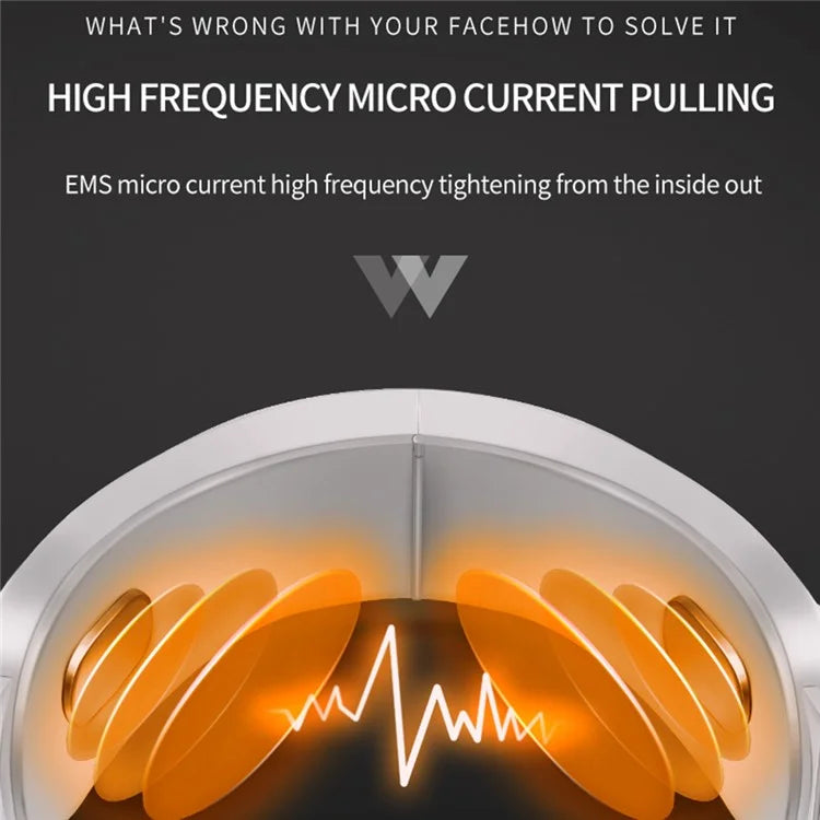 S121 Microcurrent EMS Face Slimming Instrument Facial Lifting Massage V-face Beauty Device