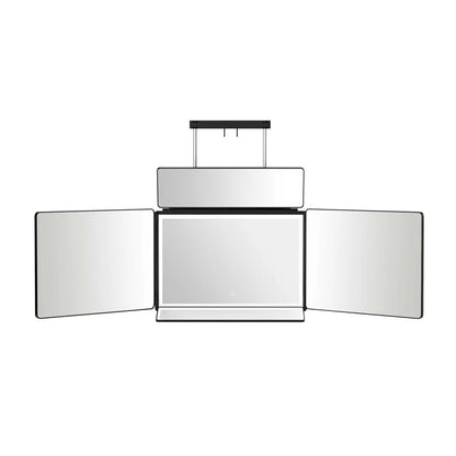 92LED Portable Folding Five-sided LED Makeup Mirror Dimmable LED Light Hairdressing Mirror