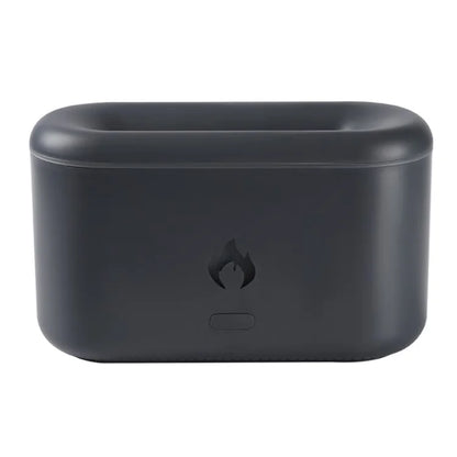 XF06 Simulation Flame Light USB Humidifier Home Desktop Aromatherapy Mist Diffuser
