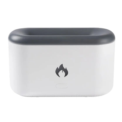 XF06 Simulation Flame Light USB Humidifier Home Desktop Aromatherapy Mist Diffuser