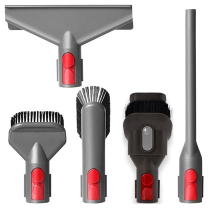 For Dyson V15 / V12 / V11 / V10 / V8 / V7 5Pcs / Set Vacuum Cleaner Brushes Mattress Suction Head Accessories
