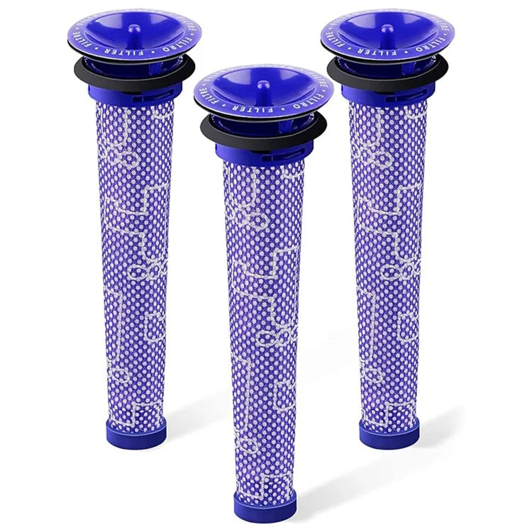 3Pcs for Dyson V8 / V7 / V6 Vacuum Cleaner Pre Filters Replacement Parts
