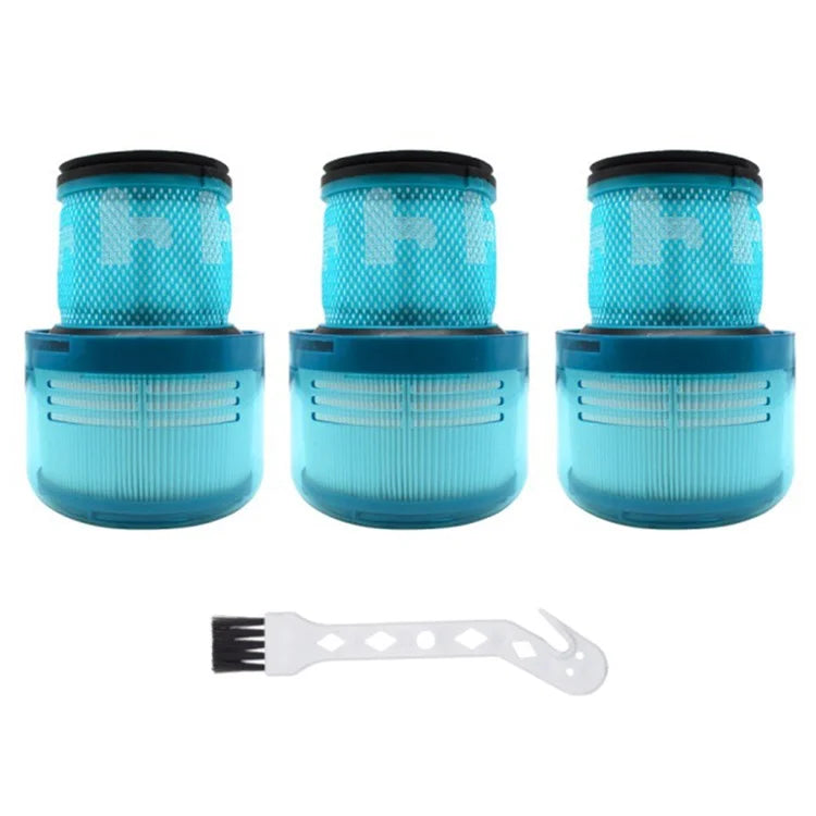 3Pcs for Dyson V15 Vacuum Cleaner Replacement Filters with Brush