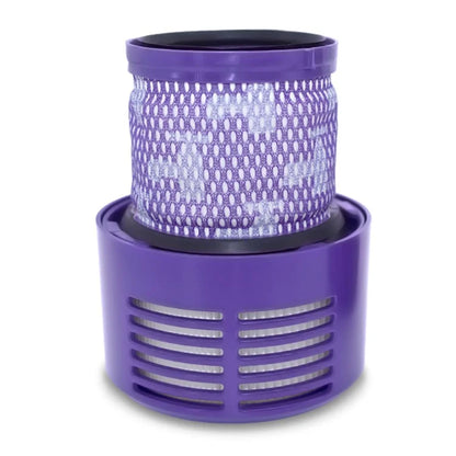 For Dyson V10 2Pcs Vacuum Cleaner Replacement Post Filters with Brush