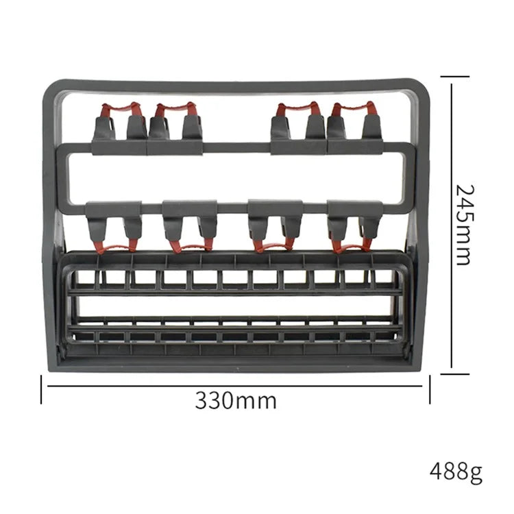 Wine Glass Storage Rack Cup Holder Drain Shelf Kitchen Tabletop Organizer Gadget