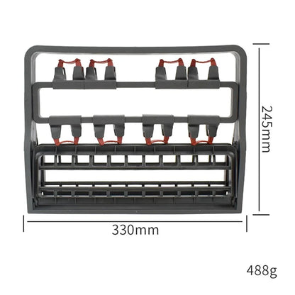 Wine Glass Storage Rack Cup Holder Drain Shelf Kitchen Tabletop Organizer Gadget