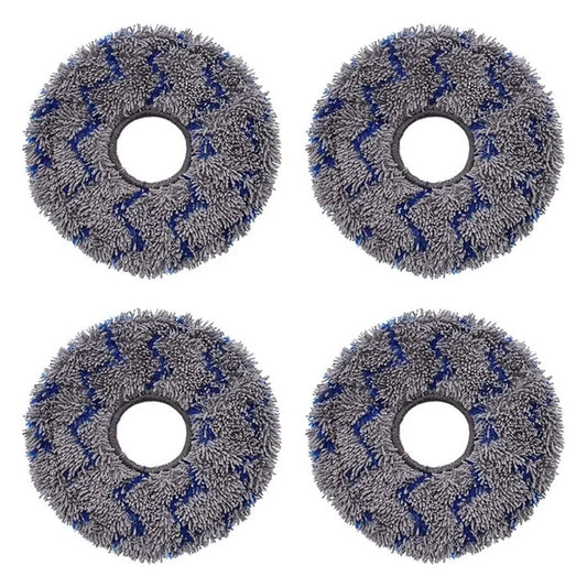 JUNSUNMAY 4Pcs Vacuum Cleaner Mop Pad for ECOVACS X1 Turbo  /  X1 Omni  /  X2 Omni  /  T10 Turbo  /  T10 Omni  /  T20  /  T20 Omni