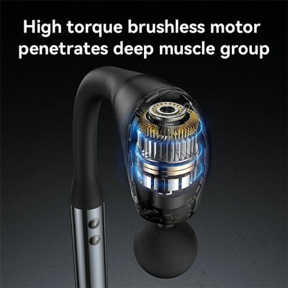 YESIDO MG07 5-Gear Muscle Relaxation Electric Massager Hand-Held Massage Hammer with 4 Massage Heads
