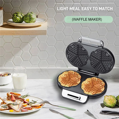 COUPE Dual Breakfast Sandwich Maker Electric Pancake Maker Griddle (CE Certificated, No FDA)