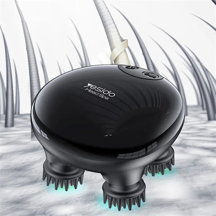 YESIDO MG04 Handheld Electric EMS Scalp Massager Portable Head Massager with 3 Gear Head Scratcher for Stress Relax and Pain Relief