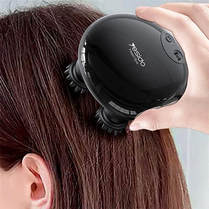 YESIDO MG04 Handheld Electric EMS Scalp Massager Portable Head Massager with 3 Gear Head Scratcher for Stress Relax and Pain Relief