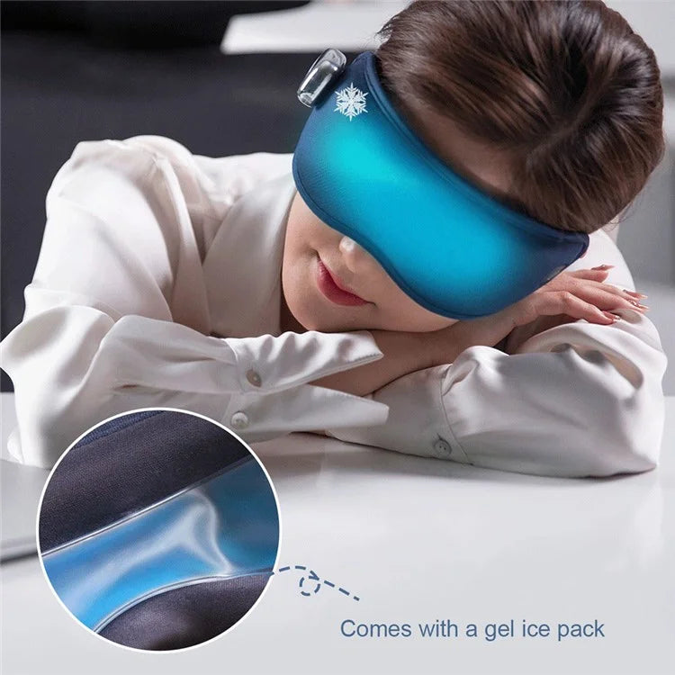 CKGO Y08 Multi-frequency Vibration Eye Massager Ice and Hot Compress Eye Mask