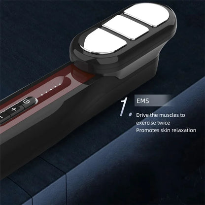 ST-1502 Multifunction Electric Comb EMS Microcurrent Meridian Massage Brush