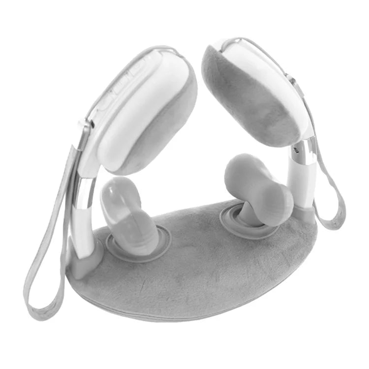 ST-321 Cervical Spine Hot Compress 3 Modes Electric Neck Massager with Voice Broadcast