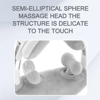ST-321 Cervical Spine Hot Compress 3 Modes Electric Neck Massager with Voice Broadcast