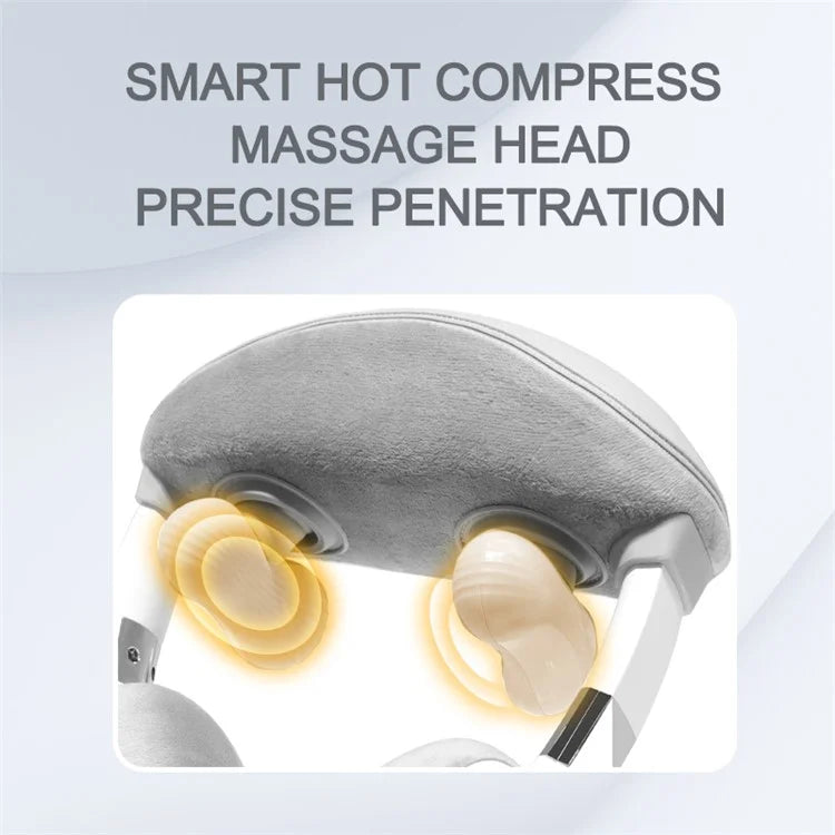 ST-321 Cervical Spine Hot Compress 3 Modes Electric Neck Massager with Voice Broadcast