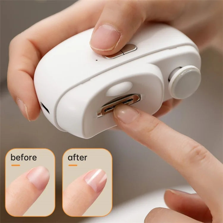 Automatic Nail Clipper 2 In-1 Electric Nail Polisher Baby Nail Clipper