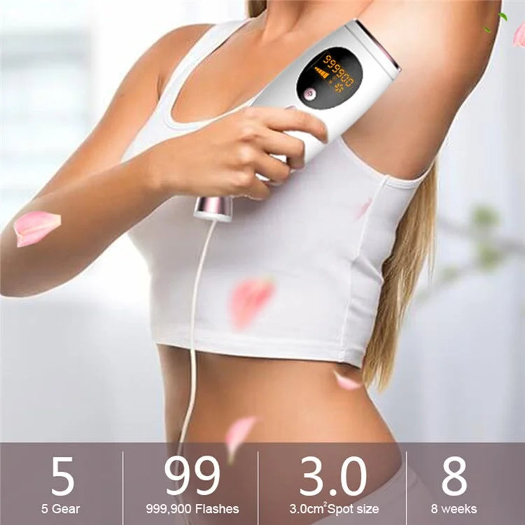 D26 IPL Hair Removal Device 5 Gears 999900 Flash Laser Epilator Bikini Trimmer