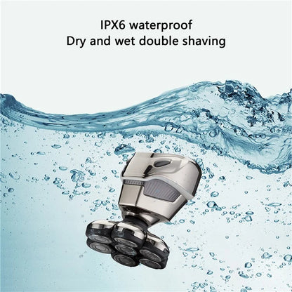 JK-2016 Full Body Washable 5-in-1 Multifunctional Electric Shaver with Digital Display