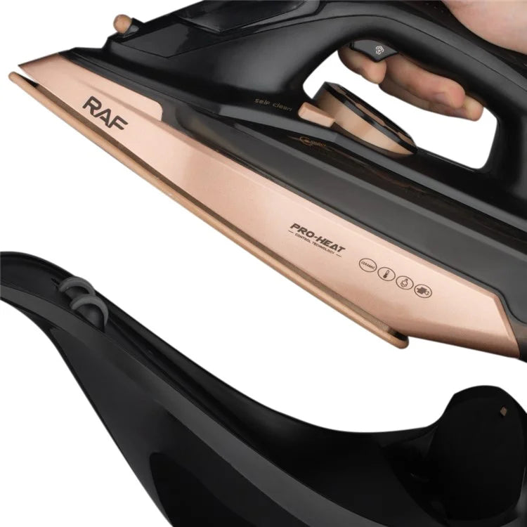 RAF R.1305 EU Plug Steamer Iron Handheld Garment Steam Ironing Machine with 3 Temperature Modes