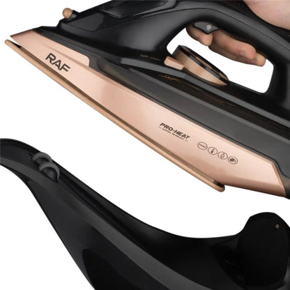 RAF R.1305 EU Plug Steamer Iron Handheld Garment Steam Ironing Machine with 3 Temperature Modes