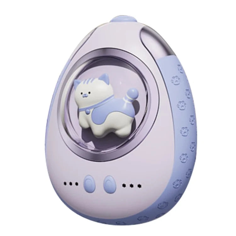 N1 2-in-1 5000mAh Fast Heating Cartoon Cat Hand Warmer Hot Compress Neckband