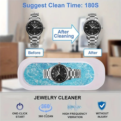 S700 Glasses Ultrasonic Cleaning Machine Vibration Cleaner Jewelry Washing Tool
