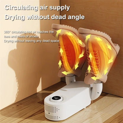 ML-X1 Intelligent Shoe Dryer Adjustable Rack Gloves Drying Machine with LED Display