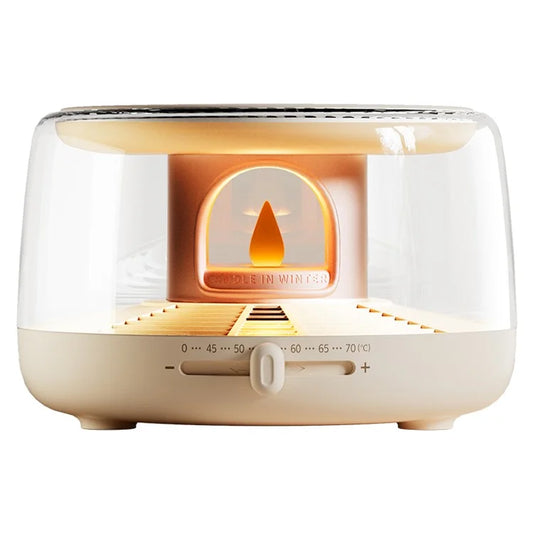 SOTHING Coffee Warmer Heat Beverage Mug Mat Candlelight Design Heating Coaster Pad for Home Office Desk
