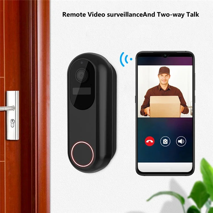 T31 Tuya WiFi Video Doorbell PIR Motion Sensor Wireless Remote Home Video Voice Intercom