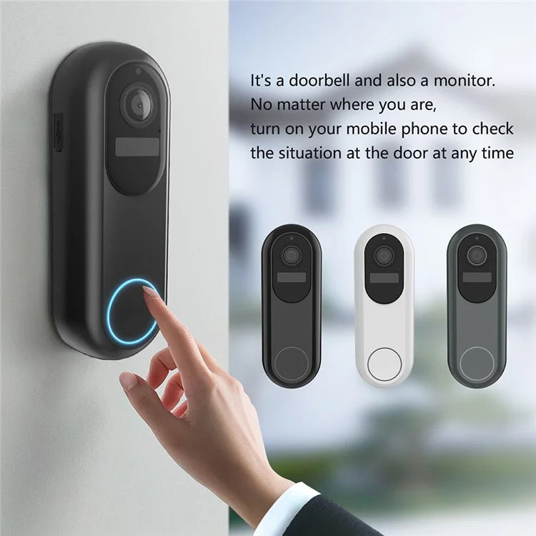 T31 Tuya WiFi Video Doorbell PIR Motion Sensor Wireless Remote Home Video Voice Intercom