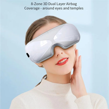 HY011 Bluetooth Music Folding Electric Eye Massager Hot Compress Foldable Eye Care Device