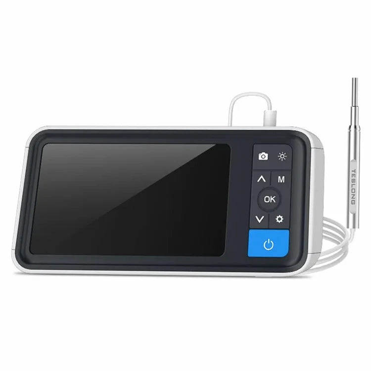 TESLONG MS450 HD 4.5-Inch Smart Screen Visual Ear Endoscope, 3.9mm Ear Otoscope
