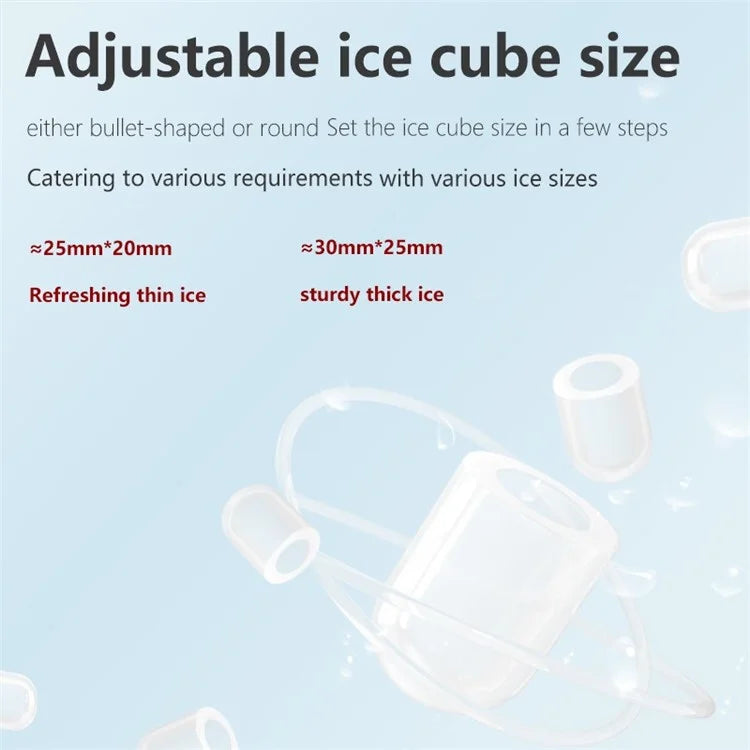 CKGO 12-G Ice Maker Household Ice Machine Self-Cleaning Small Ice Cube Maker