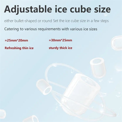 CKGO 12-G Ice Maker Household Ice Machine Self-Cleaning Small Ice Cube Maker