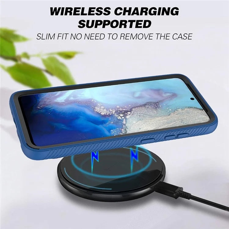 For Samsung Galaxy S20 Plus 4G / 5G Transparent Acrylic + PC Back Cover TPU Frame Anti-drop Cell Phone Case