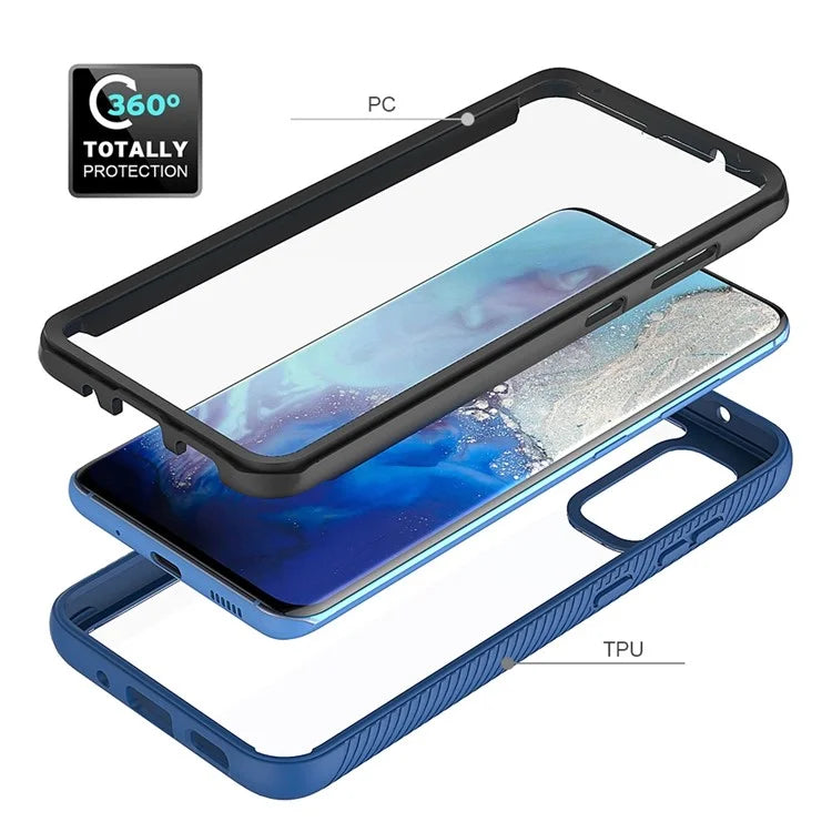 For Samsung Galaxy S20 Plus 4G / 5G Transparent Acrylic + PC Back Cover TPU Frame Anti-drop Cell Phone Case