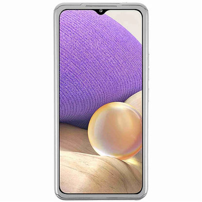 Slim Phone Case for Samsung Galaxy A32 5G Anti-Drop Phone Shell Scratch Resistance Protective Cover with Tempered Glass Screen Protector