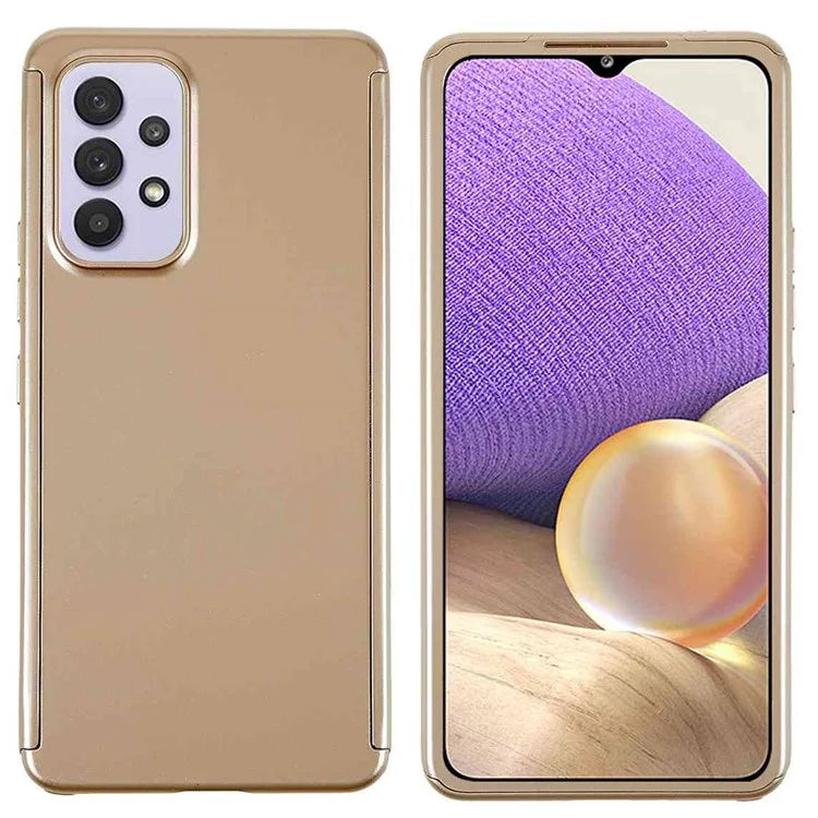 Slim Phone Case for Samsung Galaxy A32 5G Anti-Drop Phone Shell Scratch Resistance Protective Cover with Tempered Glass Screen Protector