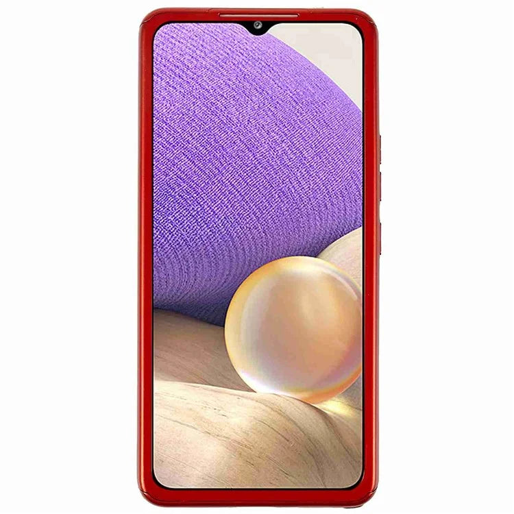 Slim Phone Case for Samsung Galaxy A32 5G Anti-Drop Phone Shell Scratch Resistance Protective Cover with Tempered Glass Screen Protector