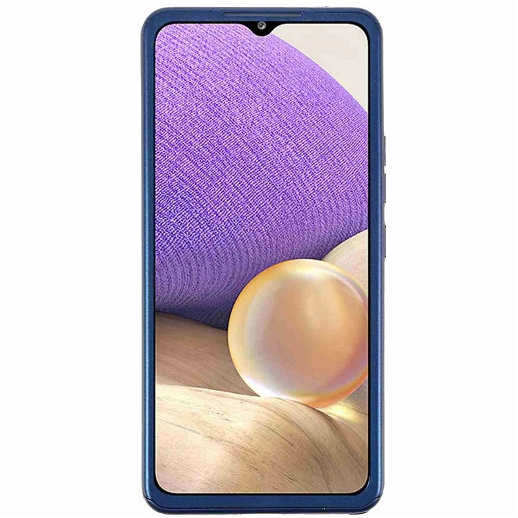 Slim Phone Case for Samsung Galaxy A32 5G Anti-Drop Phone Shell Scratch Resistance Protective Cover with Tempered Glass Screen Protector
